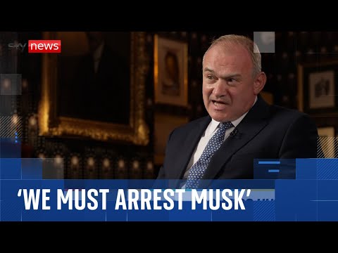 Lib Dem leader calls Elon Musk a 'criminal'