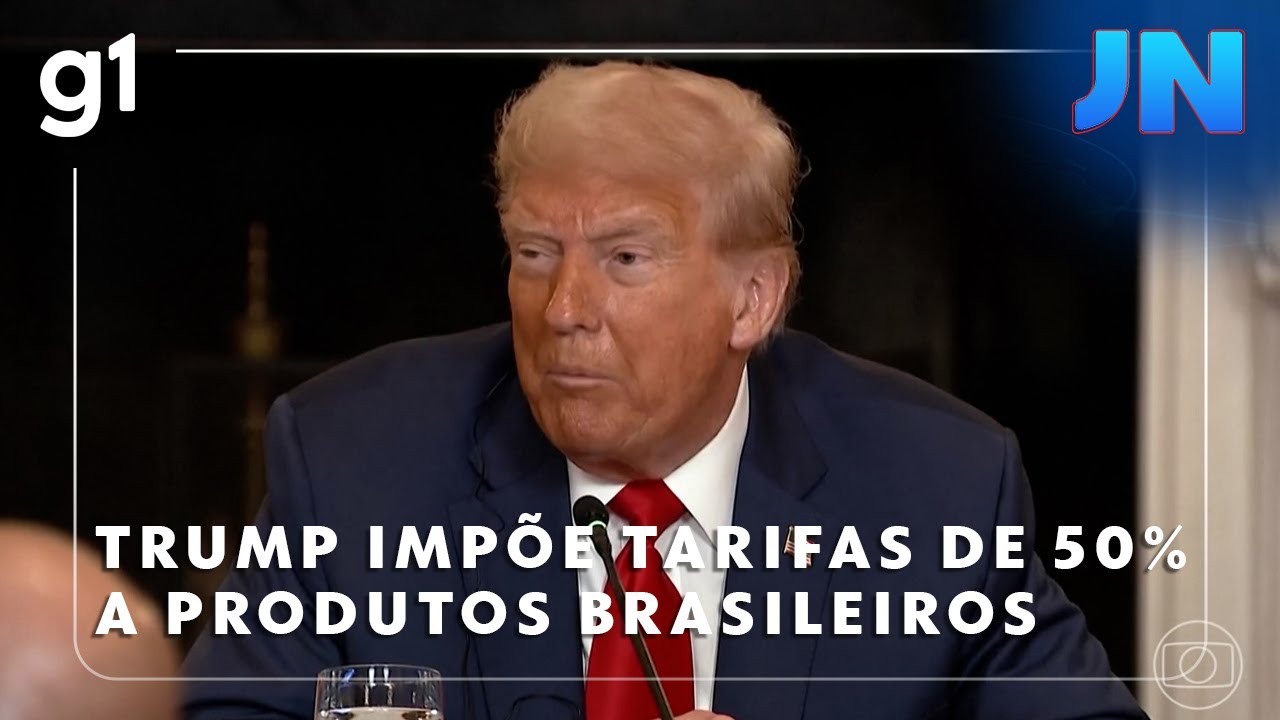 Trump impõe tarifas de 50 a produtos brasileiros de exportação