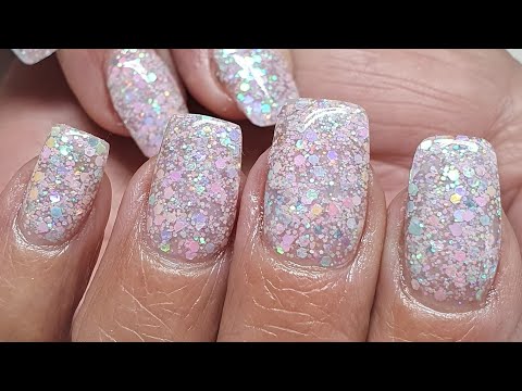 Simple Acrylic Overlays with Glitter