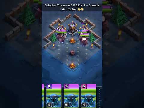 Power P.E.K.K.A Walked In Like a BOSS… Then This Happened 😳 #2_on_Trending #gaming #shorts #new #coc