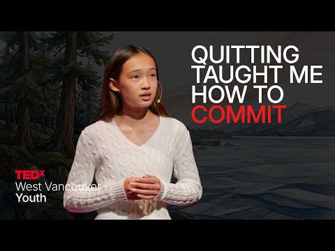 Your passion isn't your talent, it's what you can't quit | Crystal Yu | TEDxWest Vancouver Youth