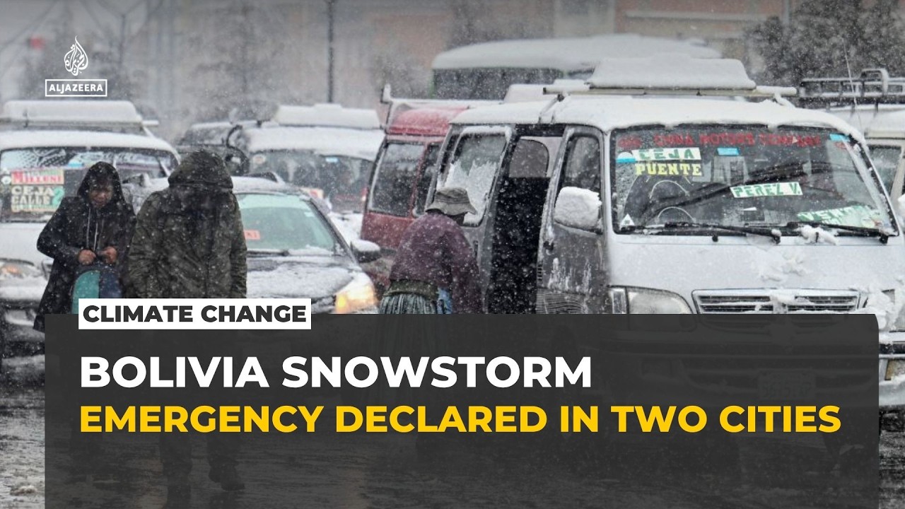 Severe snowstorms paralyse Bolivia, threaten livestock and livelihoods