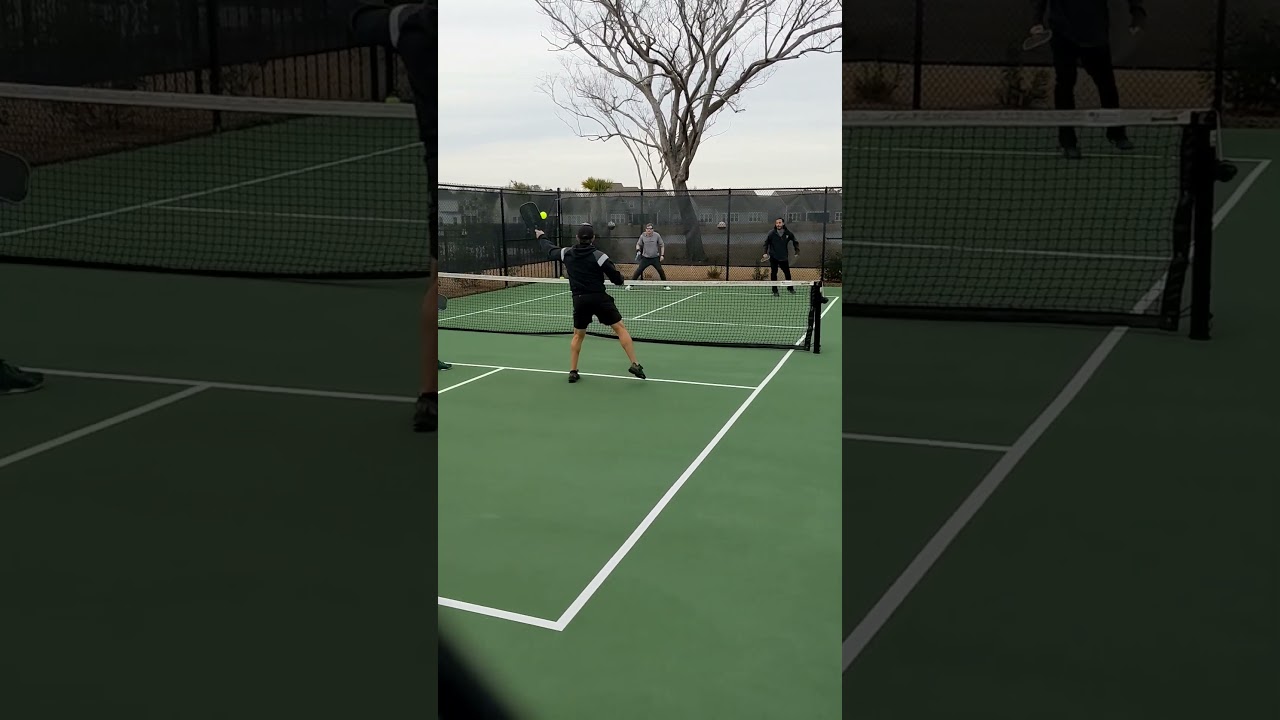 big defense #pickleballdoubles #tennis