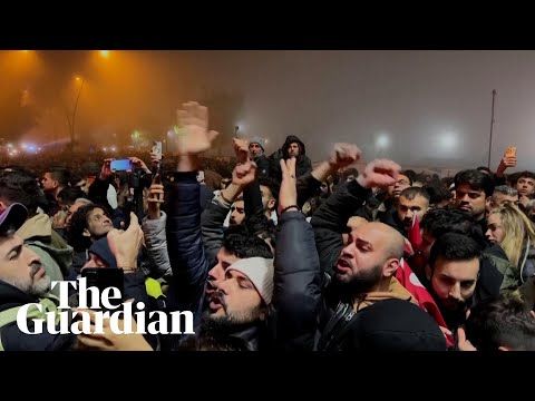 Protesters boo government officials at anniversary vigil for Turkey quake