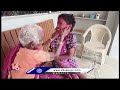 119 Years Old Woman Holi Celebration At Rimmanaguda | Siddipet |  V6 News  - 00:35 min - News - Video