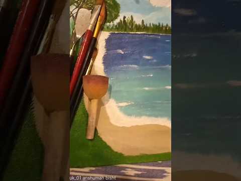 👉How to Draw a Beautiful Sunshine Scenery | Easy River Side House Drawing Step by Step for Beginners
