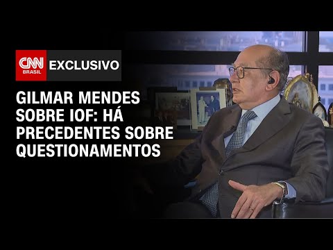 ​Vamos aguardar os encaminhamentos, diz Gilmar sobre judicialização do IOF | BASTIDORES CNN