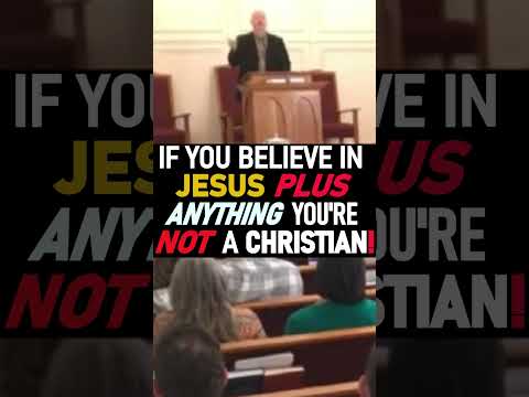 If You Believe In Jesus Plus Anything You're Not A Christian - Pastor Patrick Hines Sermon #Shorts