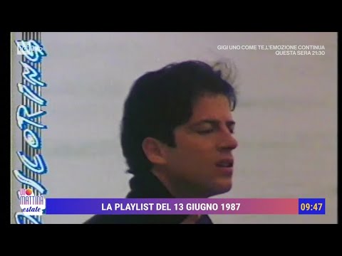 La Playlist del  13 giugno 1987 - Unomattina estate 13/06/2024