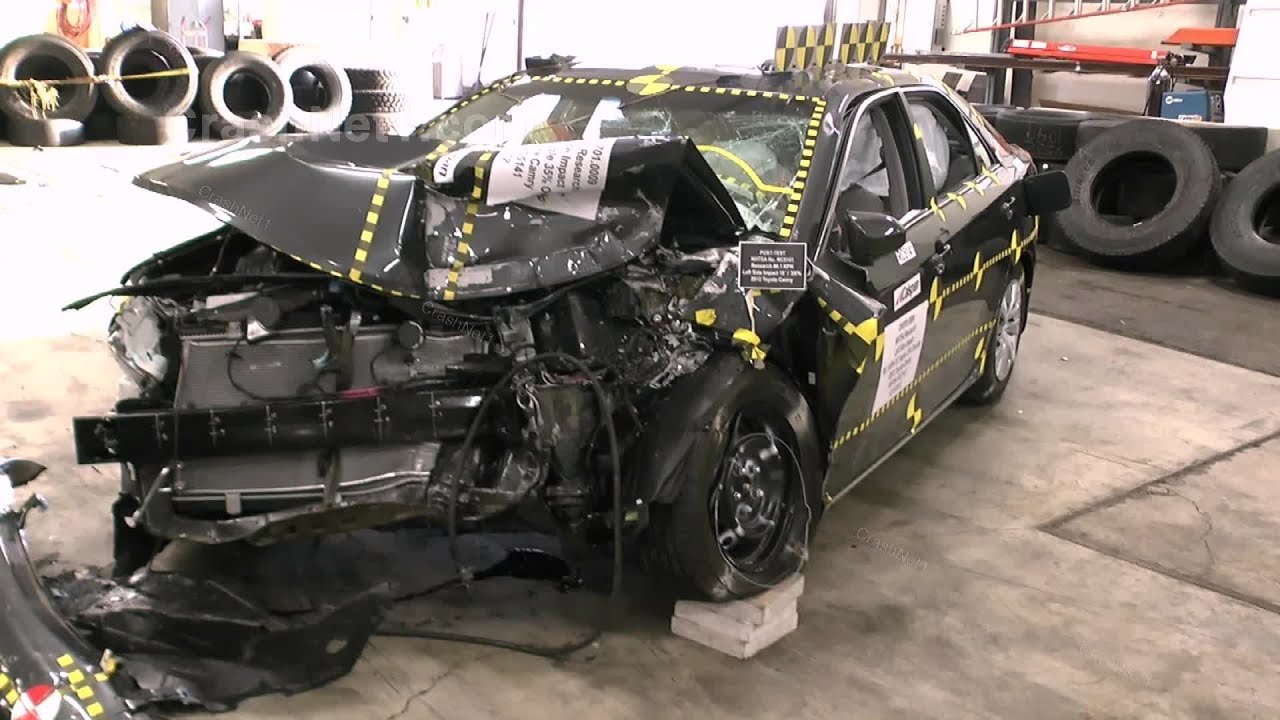 toyota camry crash test video #6