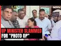 UP Minister Slammed For Photo Op As Dead Soldiers Mother Sobs