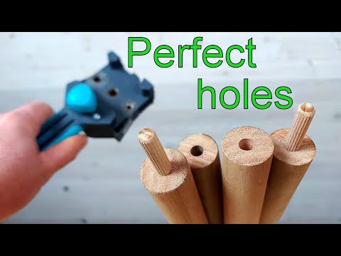 Not That Easy: Drilling Well-Centered Holes in Wooden Dowels