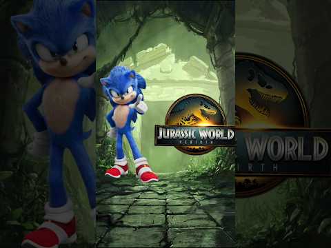 Tails, Knuckles, Shadow, and Sonic vs Jurassic World All Dinosaurs #sonic #jurassicworld #vs