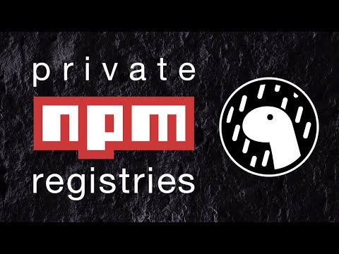 Private npm registries in Deno