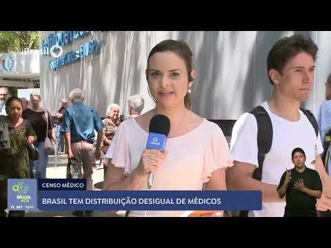 Brasil tem distribuição desigual de médicos em seu território