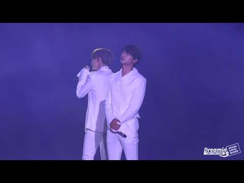 180901 너의 노래가 되어 리프트를 놓친 태민이를 바라보며 웃음을 참기 힘든 민호 ㅋㅋ