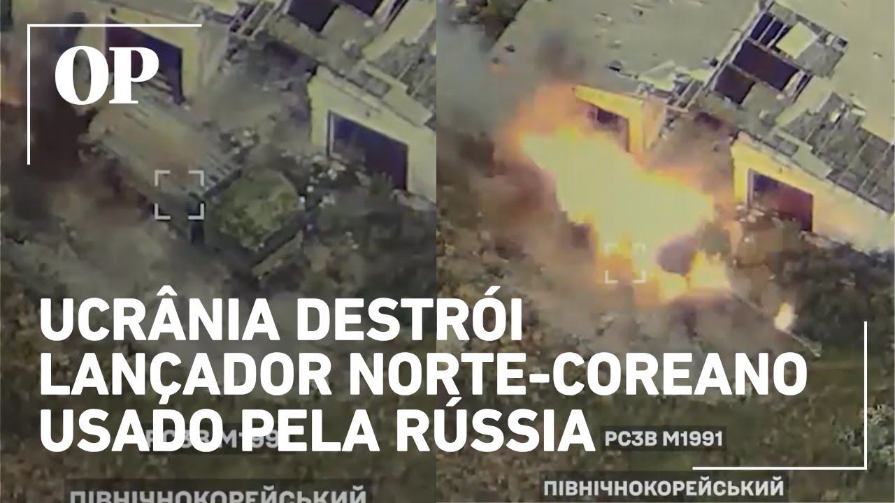 Ucrânia destrói lançador de mísseis norte coreano utilizado pela Rússia durante a guerra veja vídeo