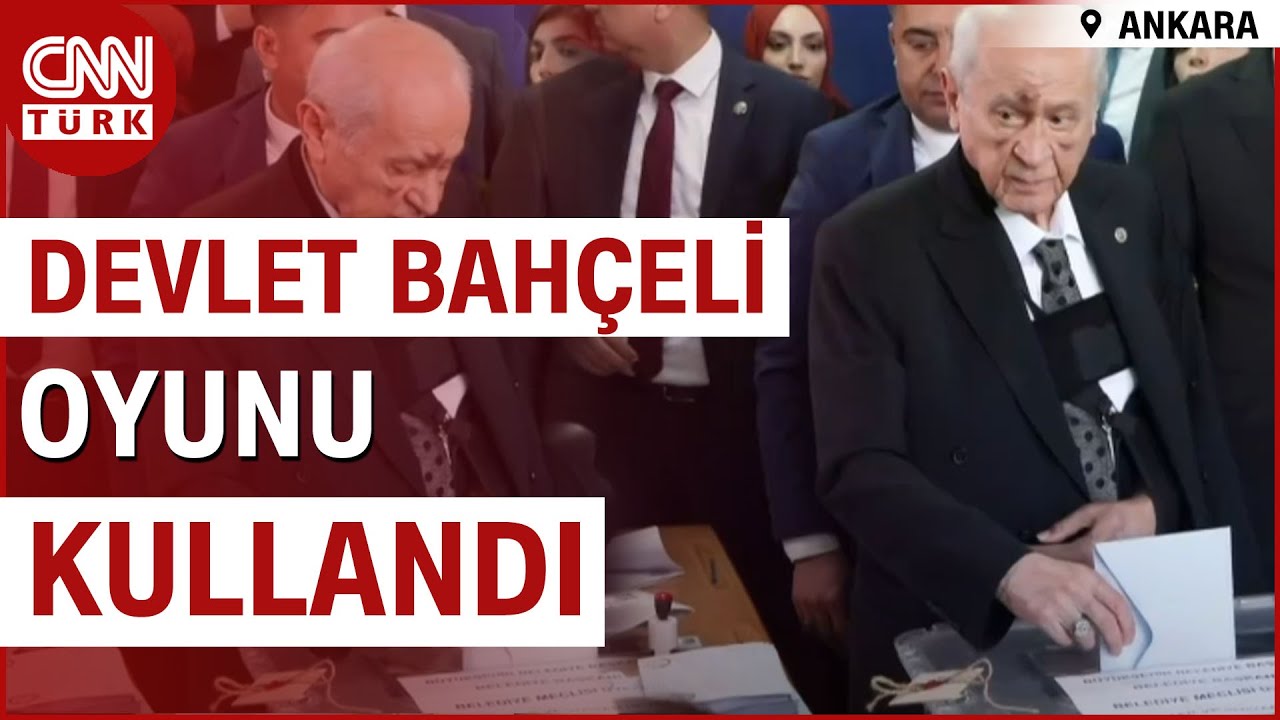 MHP Genel Başkanı Devlet Bahçeli Oyunu Kullandı: Milletimize ve Devletimize Hayırlı Olsun | CNN TÜRK