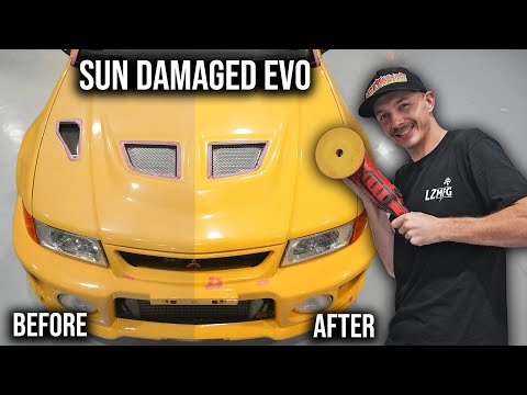 Rare Yellow Evo Paint Correction Journey: Adam LZ & Rod from Grio