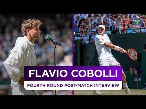 "I love how he plays" | Flavio Cobolli | Fourth Round Post-match Interview | Wimbledon 2026