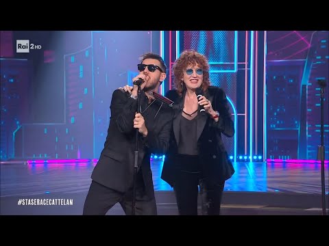 Il medley rap con Fiorella Mannoia - Stasera c'è Cattelan su Rai2 del 28/02/2024