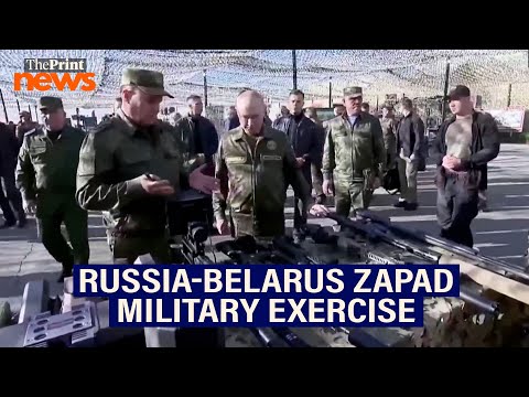 Putin observes Zapad military exercise between Belarus &amp; Russia
