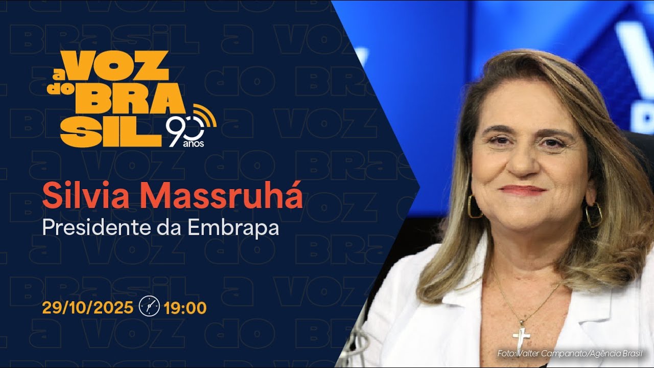 🔴 SILVIA MASSRUHÁ | A VOZ  DO BRASIL