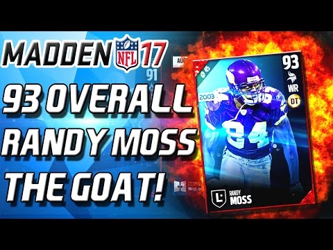 RANDY MOSS! 93 OVERALL! BUNDLE TIME! - Madden 17 Ultimate Team New Music Video