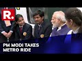 Prime Minister Narendra Modi purchases ticket, takes Metro ride with students in Nagpur