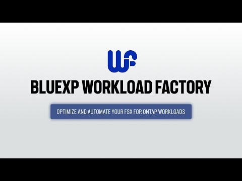 Welcome to BlueXP Workload Factory