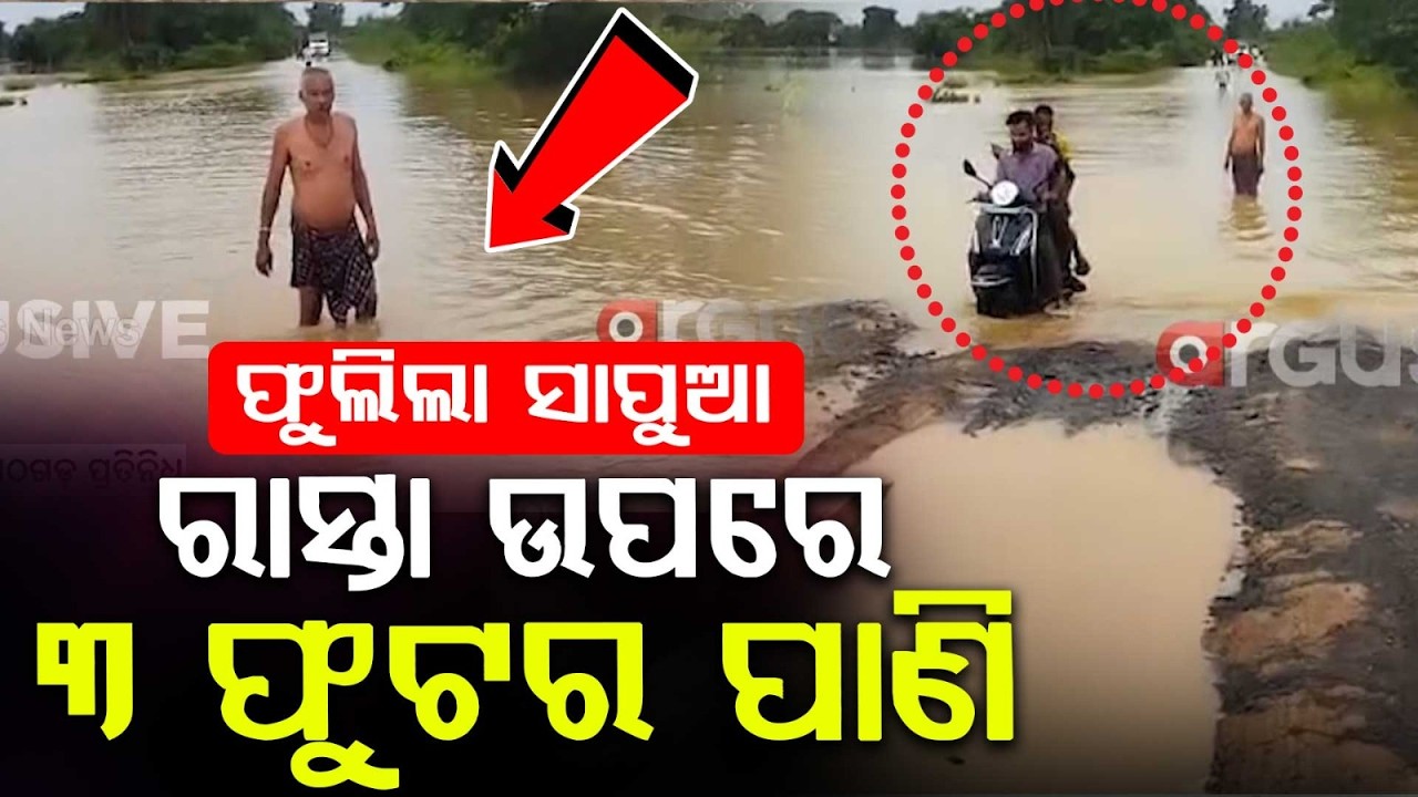 Heavy Rain in Athagarh: Sapua and Kantia Rivers Swell, Flood Alert Issued | Argus News