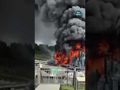 Fire engulfs main stage at Tomorrowland music festival in Belgium