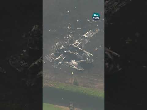 Four people died in a light aircraft crash at London Southend Airport #itvnews #airport