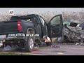 Farmworkers in van and pickup driver killed in head-on crash in California farming region  - 00:56 min - News - Video
