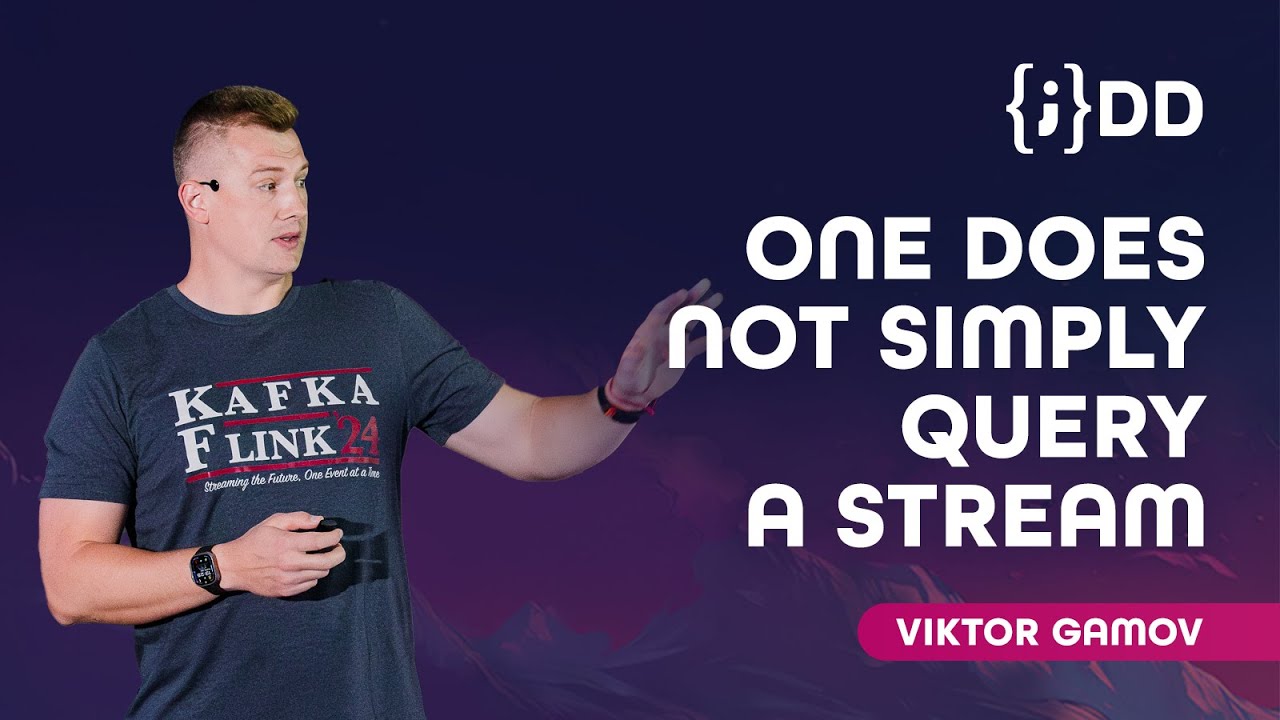 JDD 2024: 1  Does Not simply   Query a Stream - Viktor Gamov
