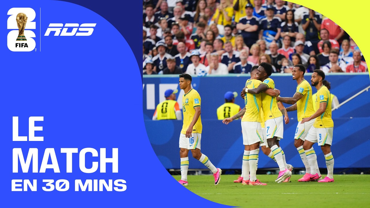 Écosse c. Brésil à la Coupe du Monde de la FIFA 2026™ en 30 minutes!