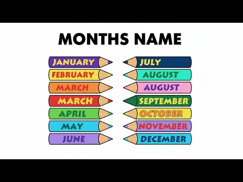 Months name | pronunciation lesson | Learn English 📚