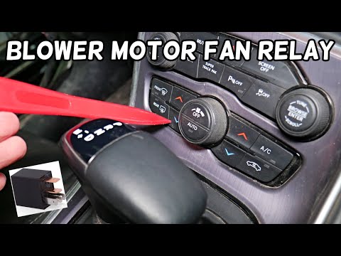 DODGE CHARGER HVAC HEATER BLOWER MOTOR FAN RELAY LOCATION REPLACEMENT