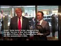 Donald Trump welcomes former Japanese prime minister to New York  - 00:42 min - News - Video