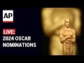Oscars 2024 nominations LIVE: Zazie Beetz and Jack Quaid announce nominees