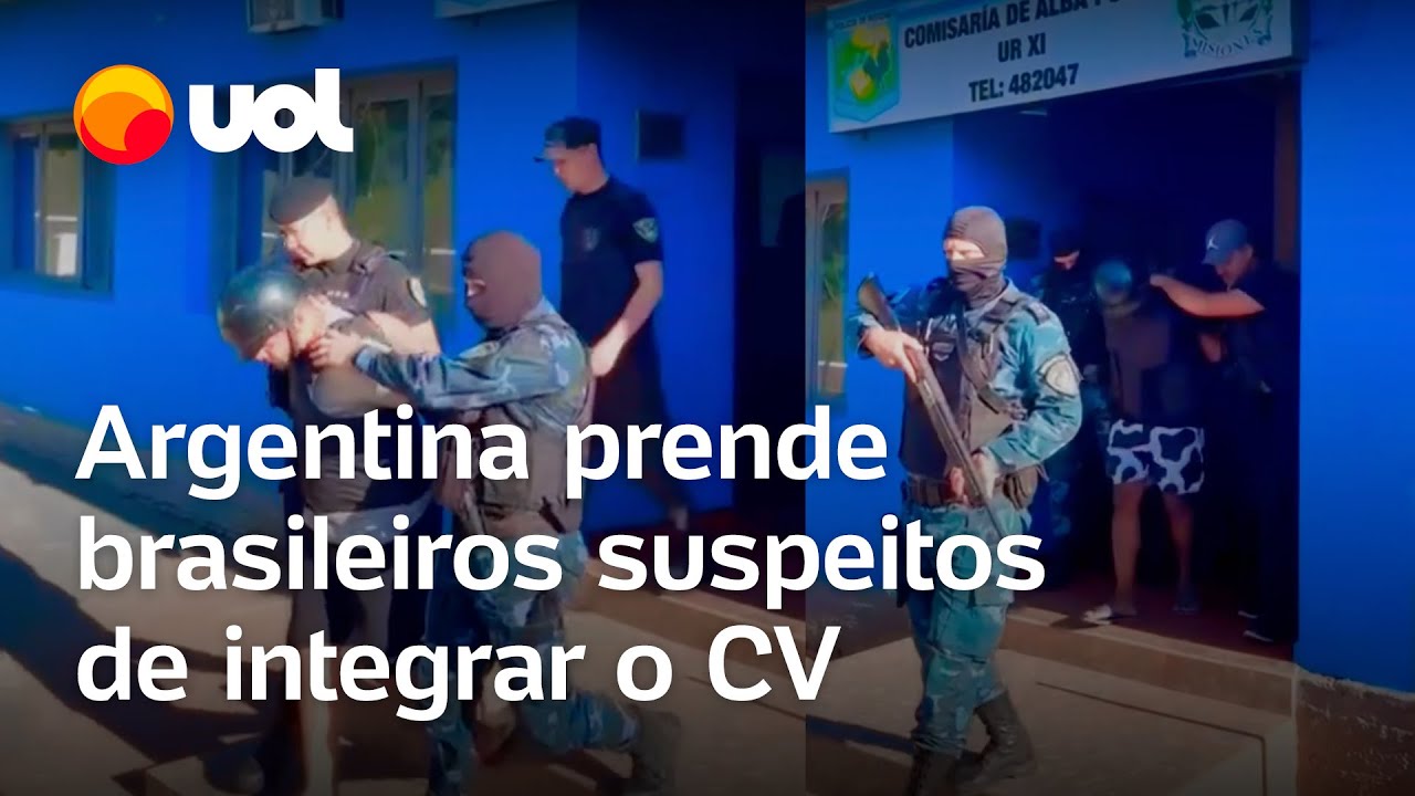 Argentina prende três brasileiros suspeitos de integrar o Comando Vermelho, após operação no RJ