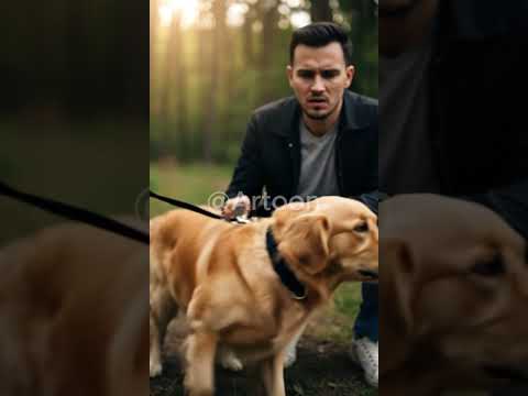 Dog Senses Danger Before Man | Emotional AI Rescue Story 🐶🌳 #shorts #ai #dog