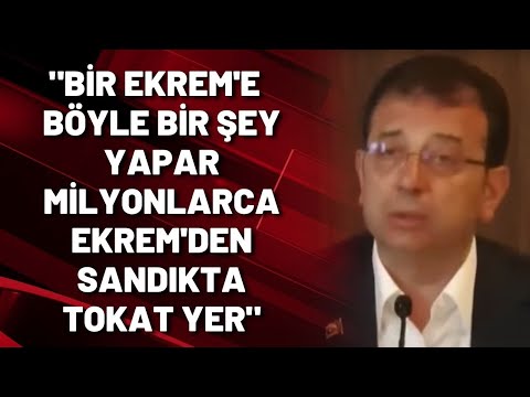 Ekrem İmamoğlu'na siyaset yasağı soruldu