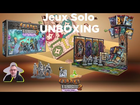 Unboxing - Clank Legacy 2 - la magie des ténèbres | Dire Wolf - Origames| jeu de société