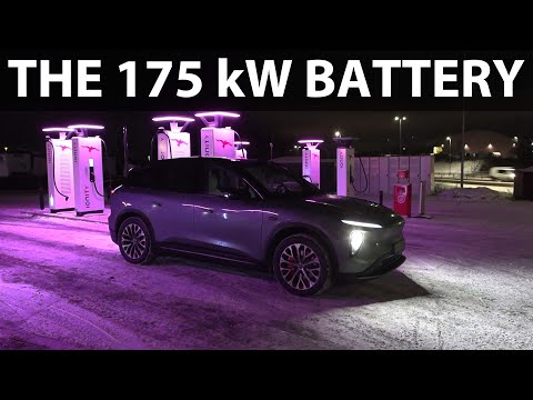 Nio EL6 with 100b battery charging test