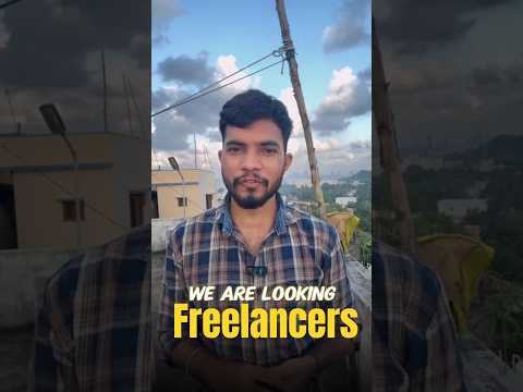 Freelancer ayipo bro ! Drop your CV now !! #shortsvideo #freelancers #hiring #youtubeshorts #editors