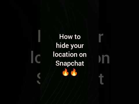 How to Hide Your Location on Snapchat | Turn Off Snap Map 2025#youtubeshorts #foryourpage