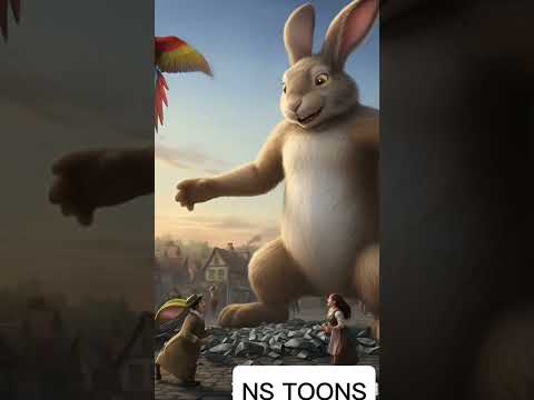 Gaav Me Tota Aa Gaya #shortfeed #shortvideo #shorts #cartoon #animation #ytshort #ai #parrot #rabbi