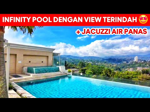 VIEWNYA JUARA‼️ HIDDEN GEM HOTEL DI BANDUNG DENGAN JACUZZI AIR PANAS | Art Deco Luxury Hotel