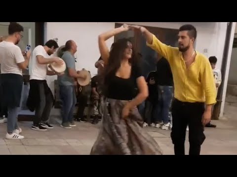 LA TARANTELLA CALABRESE BALLATA DA FORTUNATO & VALENTINA - CATOJA IN FESTA 2023 - BENESTARE (RC)